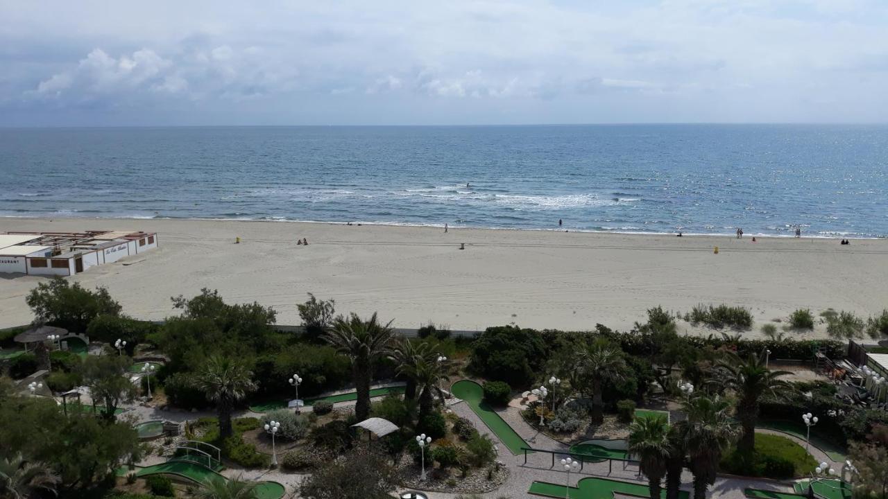 Studio Vue Sur La Mer Au 6Eme Et Dernier Etage Canet-en-Roussillon Exterior foto