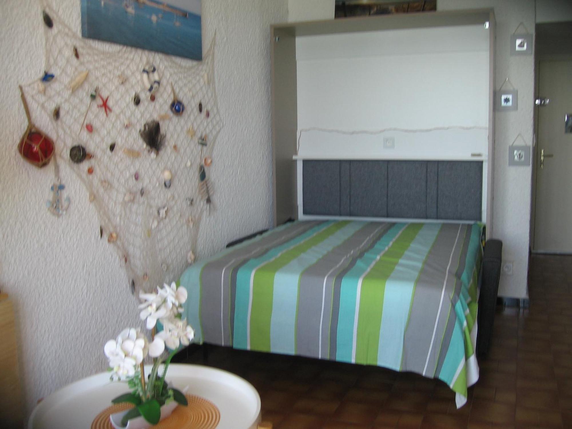 Studio Vue Sur La Mer Au 6Eme Et Dernier Etage Canet-en-Roussillon Exterior foto