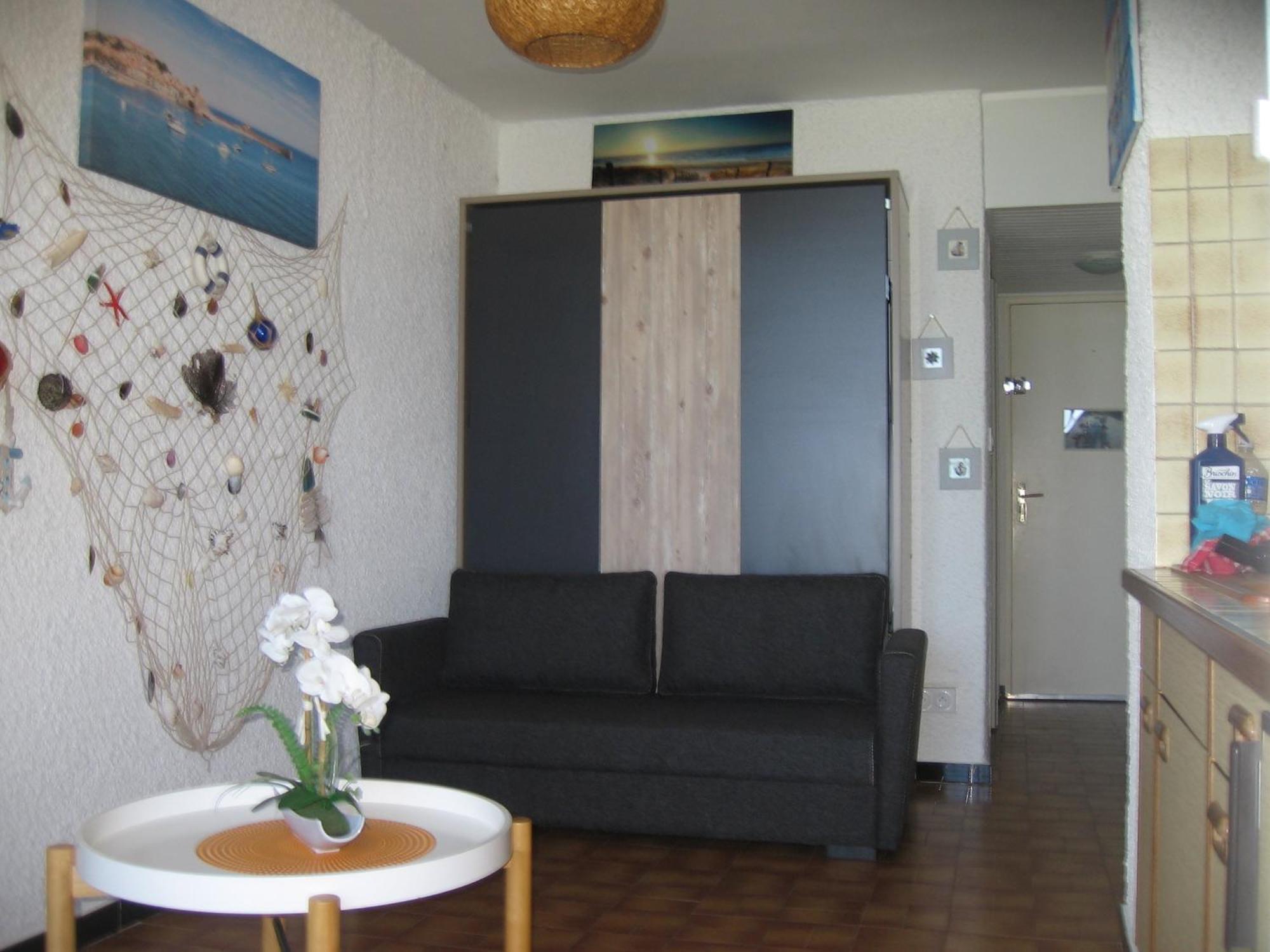 Studio Vue Sur La Mer Au 6Eme Et Dernier Etage Canet-en-Roussillon Exterior foto